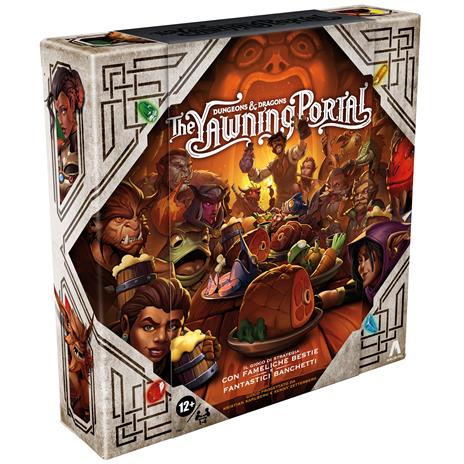 Dungeons & Dragons: The Yawning Portal, gioco da tavolo di strategia D&D da 1 a 4 giocatori, giochi da tavolo D&D