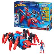 Hasbro marvel, spider-man, crawl n blast spider, dai 4 anni in su, lancia ragnatele e acqua
