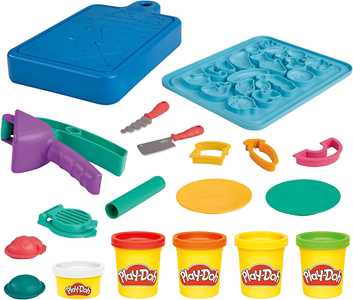 Giocattolo Play-Doh, Il Mio Primo Set da Chef, playset con 14 accessori da cucina, giocattolo presscolare per attività artistiche Hasbro