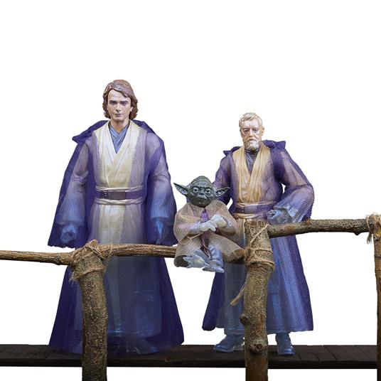 Star Wars: Hasbro - The Black Series - Spiriti Della Forza, (Confezione Da 3 Action Fig)