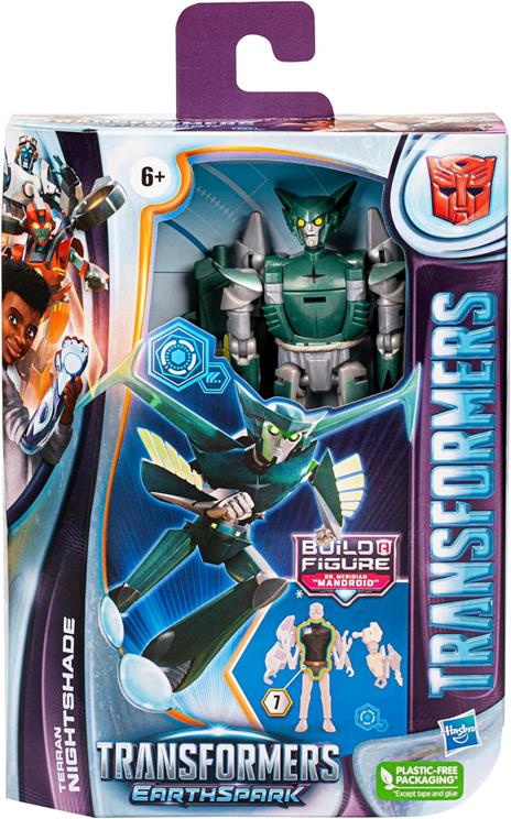 TRANSFORMERS EARTHSPARK PERSONAGGIO DELUXE F6738 - 4