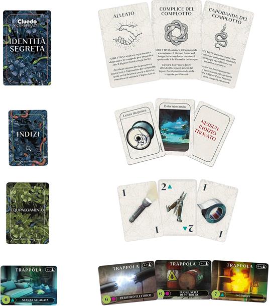 Cluedo Conspiracy, gioco da tavolo per adulti e ragazzi, dai 14 anni in su, gioco di strategia 4-10 giocatori - 5