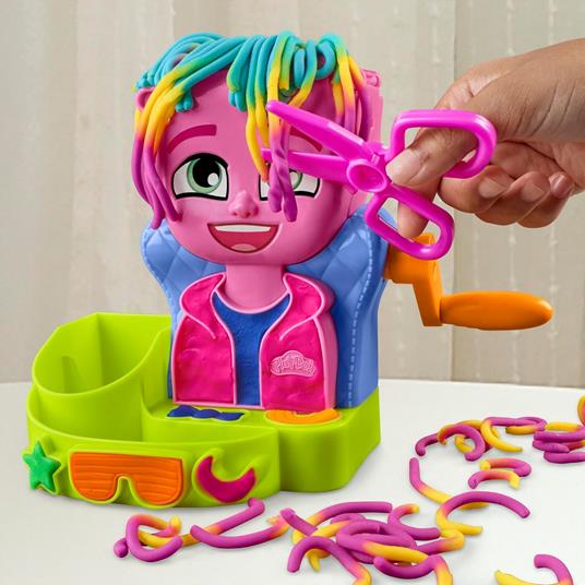 Play-Doh, Playset Salone delle Acconciature con 6 Vasetti, Giocattoli di Fantasia con Barattoli Colorati - 6