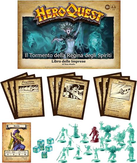 HeroQuest, Pack delle Imprese Il Tormento della Regina degli Spiriti, richiede il Sistema Gioco Base HeroQuest per giocare - 5
