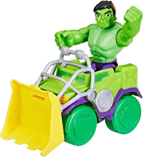 Hasbro Marvel, Spidey e i Suoi Fantastici Amici, Set Hulk Smash Truck, Action Figure con Veicolo - 5