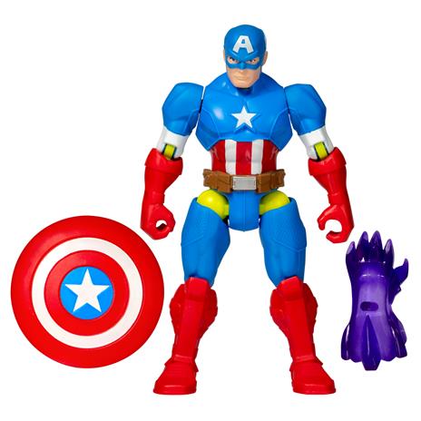 Avn Mixmashers Captain America Basic Fig - 3
