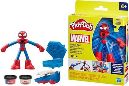 Play-Doh Marvel,Set Spiderman thwip squisher,Hasbro Eta4+
