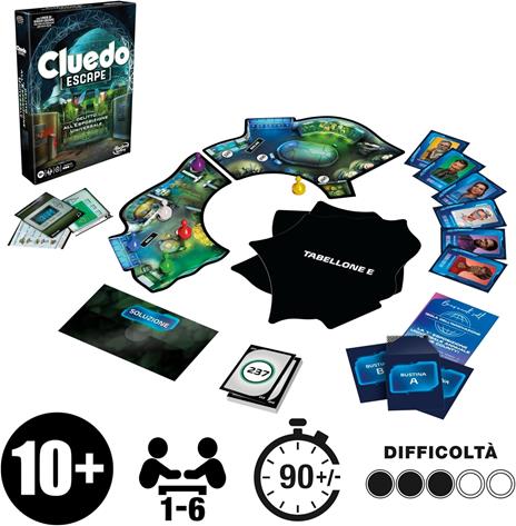 Cluedo Escape Delitto All'Esposizione Universale. Gioco da tavolo - 2
