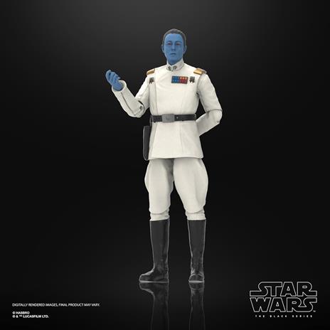 Hasbro Star Wars The Black Series, Grand'ammiraglio Thrawn, action figure "Star Wars: Ahsoka", da 15 cm - 6