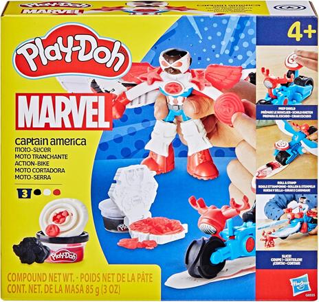 Play-Doh Marvel, Captain America, playset Moto-Slicer - 2