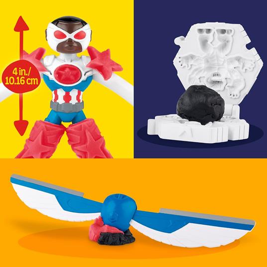 Play-Doh Marvel, Captain America, playset Moto-Slicer - 3