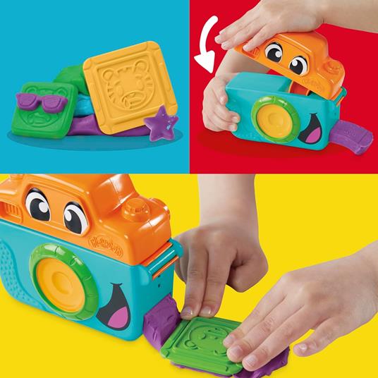 Play-Doh, Starter Set Piccoli fotografi con Fotocamera Giocattolo - 3