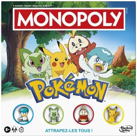Pokémon Monopoly, da 2 a 4 giocatori, 45 minuti