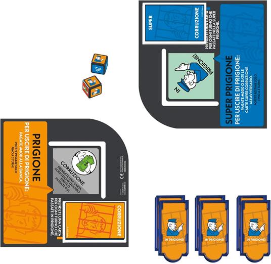 Monopoly, ESPANSIONE In Prigione (per giocare serve il gioco Monopoly classico) - Versione italiana - 3
