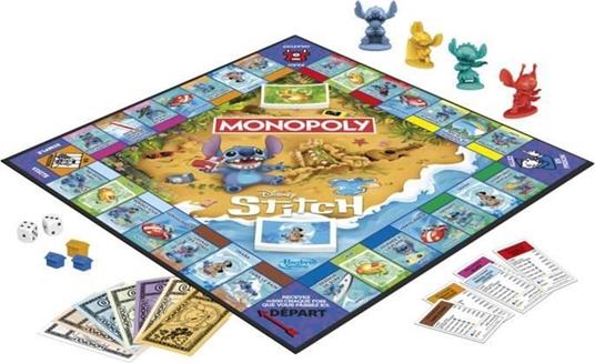 Gioco da tavolo Monopoly Stitch, da 2 a 4 giocatori, 30 minuti - 2