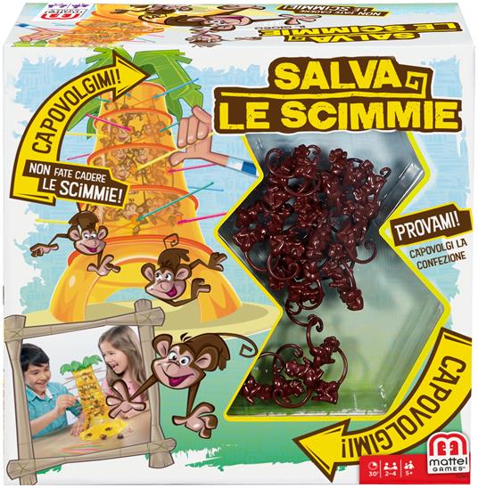 Mattel Games - Salva le Scimmie, gioco da tavolo per 2-4 Giocatori - 7
