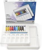 Acquarello Winsor & Newton Cotman Set 10 Tubi X 8 Ml + Accessori