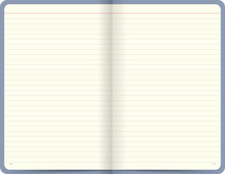 Taccuino Letts Icon a righe Azzurro - 12,7x19,4 cm - 3