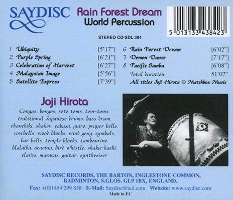 Rain Forest Dream - CD Audio di Joji Hirota - 2