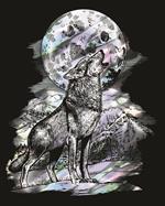Artfoil Holographic. Wolf