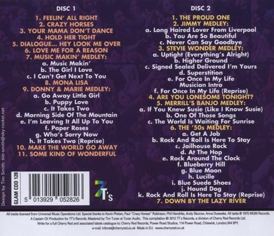 Around the World. Live in Concert - CD Audio di Osmonds - 2