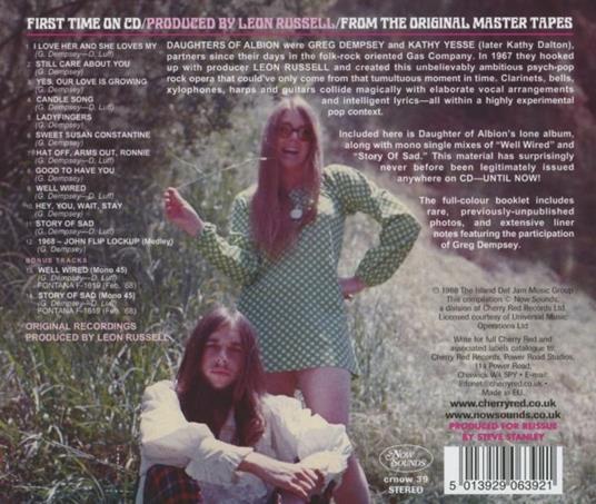 Daughters of Albion - CD Audio di Daughters of Albion - 2