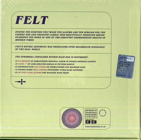 Forever Breathes the Lonely Word (Remastered Limited Edition Box Set) - Vinile LP + CD Audio di Felt - 2