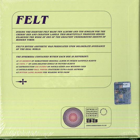 Poem of the River (Remastered Limited Edition Box Set) - Vinile LP + CD Audio di Felt - 2