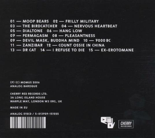 Ocky Milk - CD Audio di Momus - 2