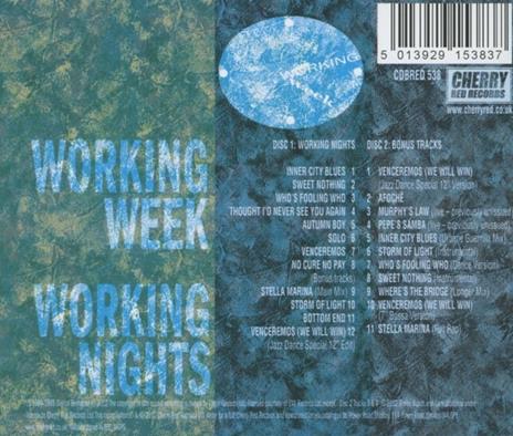 Working Nights (Deluxe Edition) - CD Audio di Working Week - 2