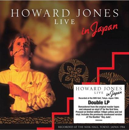 Live At The Nhk Hall, Tokyo, Japan 1984 - Vinile LP di Howard Jones