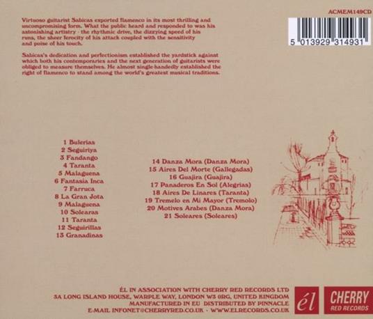 Flamencan Guitar Solos - CD Audio di Sabicas - 2