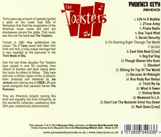 30th Anniversary - CD Audio di Toasters - 2