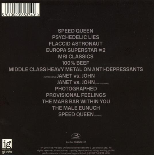 Male Eunuch - CD Audio di Pre-New - 2