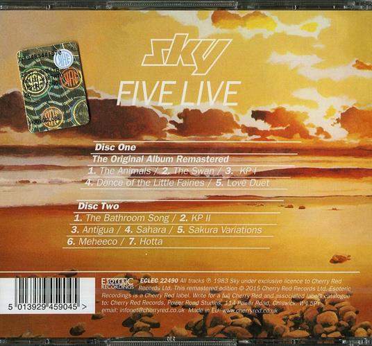 Five Live - CD Audio di Sky - 2