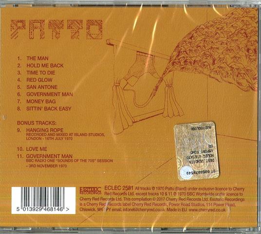 Patto - CD Audio di Patto - 2