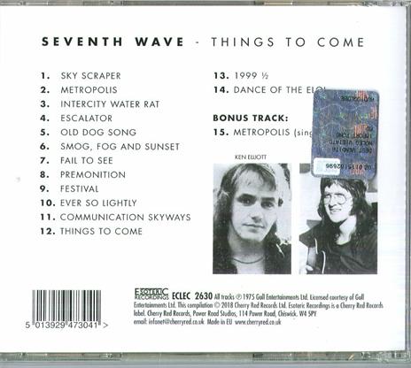 Things to Come - CD Audio di Seventh Wave - 2