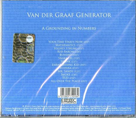 A Grounding in Numbers - CD Audio di Van der Graaf Generator - 2