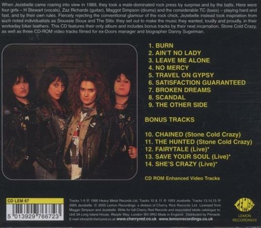 Bad Attitude - CD Audio di Jezebel - 2