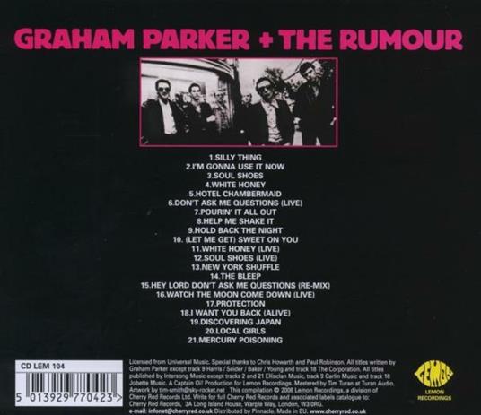 The Vertigo Singles Collection - CD Audio di Graham Parker - 2