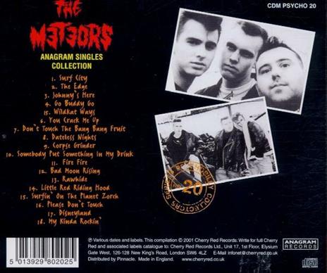Anagram Singles Collection - CD Audio di Meteors - 2