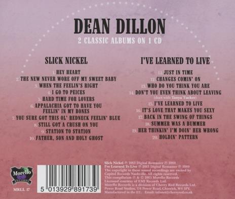 Slick Nickel - I've Learned to Live - CD Audio di Dean Dillon - 2
