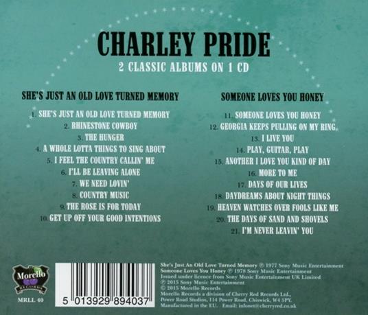 She's Just An Old Love - CD Audio di Charley Pride - 2