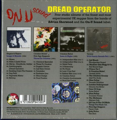 Dread Operator from the On U Sound Archives - CD Audio di Adrian Sherwood - 2
