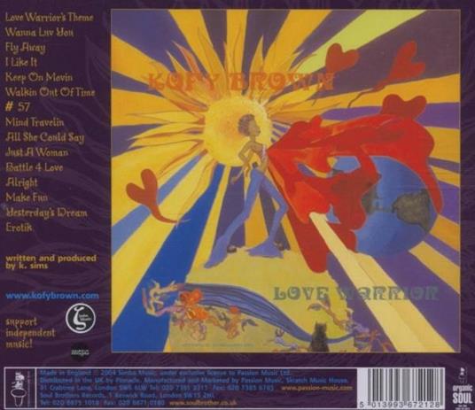 Love Warrior - CD Audio di Kofy Brown - 2