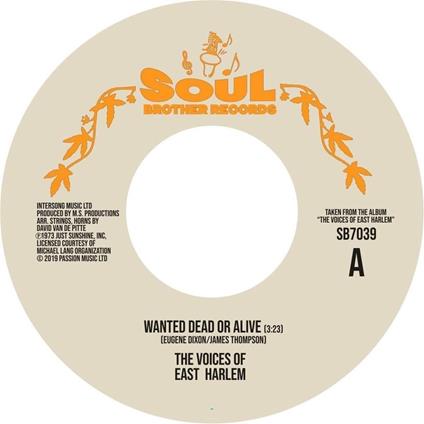 Wanted Dead Or Alive-Can You Feel It - Vinile LP di Voices of East Harlem