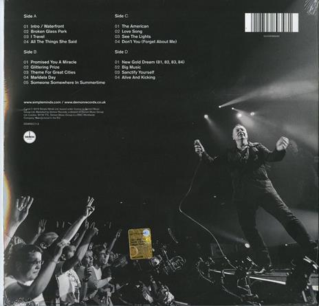 Celebrate (Live at the SSE Hydro Glasgow) - Vinile LP di Simple Minds - 2