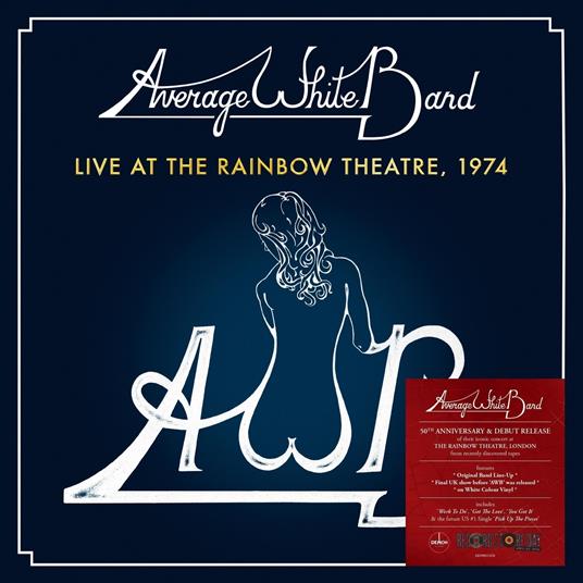 Live At The Rainbow Theatre. 1974 - Vinile LP di Average White Band