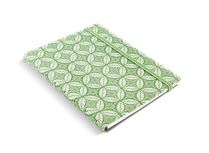 Notebook Filofax A5 Impressions Collection Verde/Bianco