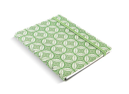 Notebook Filofax A5 Impressions Collection Verde/Bianco